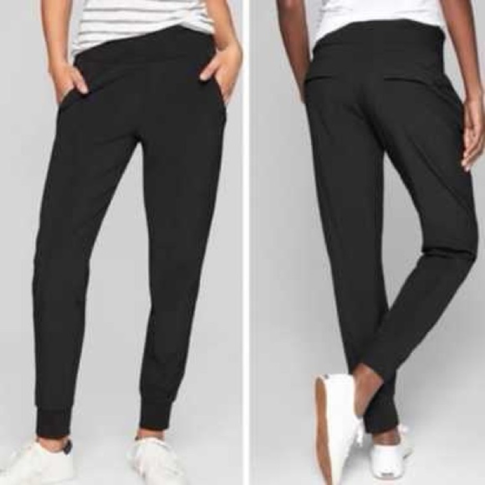 Athleta Black Track Joggers
